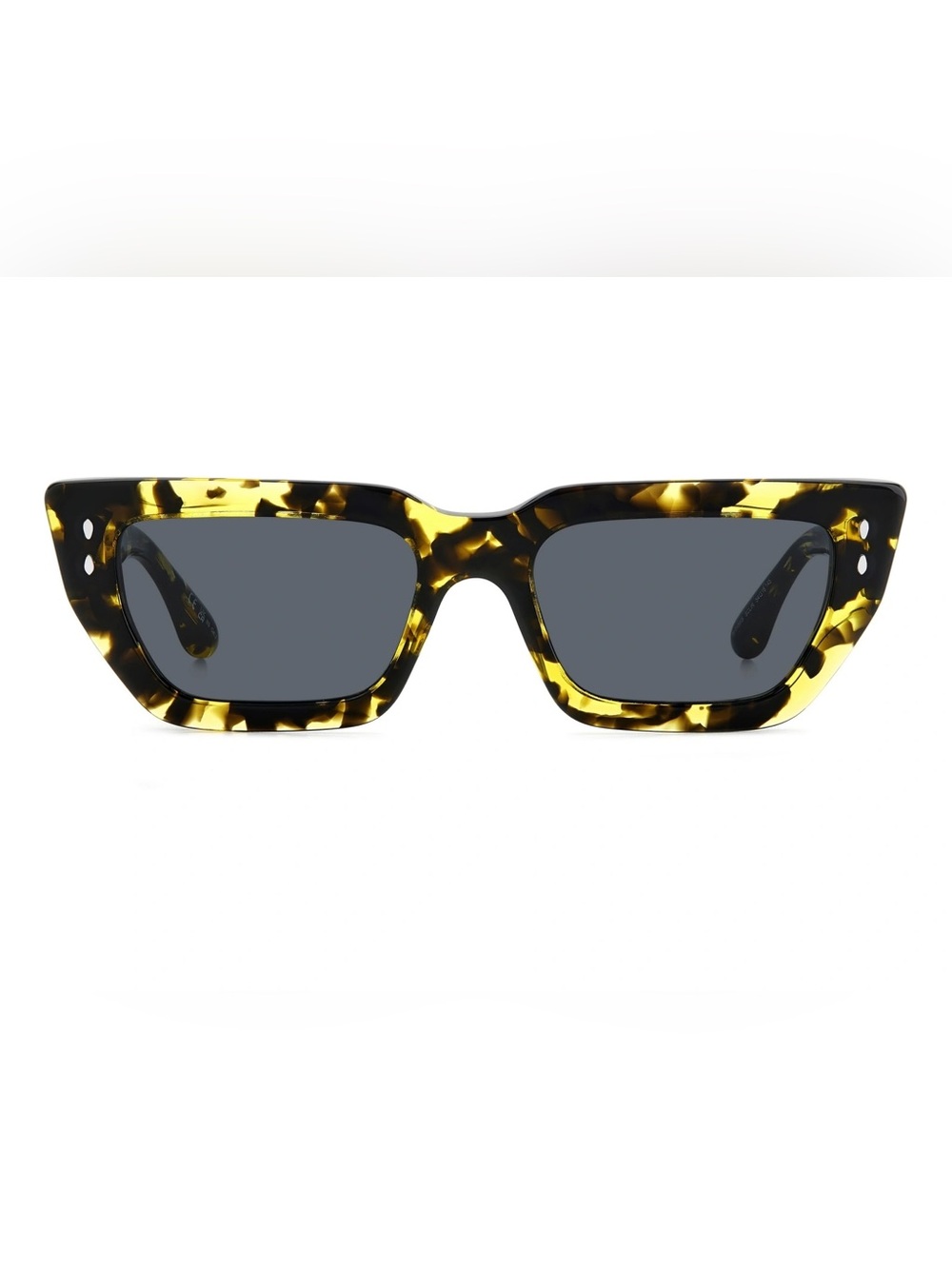 I.S.O. ONLY Isabel Marant Havana Yellow Square Cat-Eye Sunglasses